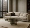 Smoked Glass Coffee Table - ARKI by Lebanto | Tables by Lebanto. Item made of glass compatible with minimalism and contemporary style