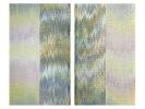 Canopy Mist - Diptych | Tapestry in Wall Hangings by Jessie Bloom Studio. Item composed of cotton in mid century modern or contemporary style