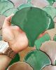 Leaf Drop Tile | Tiles by YP Art Ceramic. Item composed of ceramic