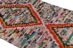 1950s Azilal Moroccan Runner rug with Polychromatic Patterns | Area Rug in Rugs by Rug and Kilim
