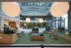 BALL 200 Extra large Suspended Light Balance Hall Lobby | Pendants by ADAMLAMP | Balance Hall in Budapest