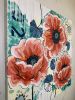 "Time to Play" Floral Poppy Painting | Oil And Acrylic Painting in Paintings by Mandy Martin Art. Item composed of canvas