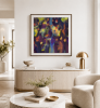 Nocturne | Prints in Paintings by ARTATAK. Item made of cotton with paper works with contemporary & japandi style
