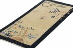 Rug & Kilim’s Chinese Art Deco Rug, Florals in Cream Field | Area Rug in Rugs by Rug and Kilim