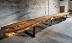 Table that Seats 30 People Comfortably! | Communal Table in Tables by DI VITA Style. Item made of wood with steel