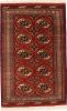 Red Tribal 3X5 Turkoman Persian Rug | Area Rug in Rugs by Magic Rugs. Item made of wool