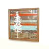 Lone Fir Painting | Oil And Acrylic Painting in Paintings by Christopher Original | Nike World Headquarters in Beaverton. Item composed of wood and synthetic