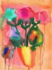 Festive Flowers - Original Watercolor | Watercolor Painting in Paintings by Rita Winkler - My Art, My Shop -by Rita ... Where Every Stroke Speaks of Joy and Inclusion. Item made of paper works with mid century modern & contemporary style