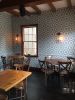 Custom dining tables and cafe tables for restaurant | Tables by Urban Wood Goods | Nantucket Island in Nantucket. Item composed of wood and steel