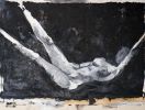 Figure No. 2 | Oil And Acrylic Painting in Paintings by Brittney Ciccone. Item made of canvas with synthetic