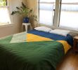 J + C Custom Queen Quilt | Linens & Bedding by Vacilando Studios