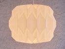Opera Round Pendant lampshade, Origami, modern, pleated | Pendants by Studio Pleat. Item made of paper works with minimalism & contemporary style