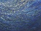 Refreshing Swim Modern Seascape 36 x 48" | Oil And Acrylic Painting in Paintings by Margaret Juul. Item made of synthetic