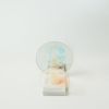 Onnda Flame Concentric S Blaze - Dichroic Glass Marble | Candle Holder in Decorative Objects by Catrinel Săbăciag. Item made of marble & glass compatible with mid century modern and contemporary style