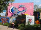 Painted Mural | Street Murals by Fabifa | Teufelsberg in Berlin. Item composed of synthetic