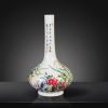 Museum Grade Imperial Qianlong Famille Rose Enamel Vase | Vases & Vessels by Dynasty Artisan. Item composed of ceramic in contemporary or eclectic & maximalism style