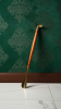 Bespoke Cherry Wood & Polished Brass Shoehorn | Decorative Objects by Holzkunst Samuel Meisinger. Item composed of wood and brass in modern style