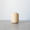 TWIN Walnut Massive Wooden Vase - Ash | Vases & Vessels by Foia. Item composed of walnut in boho or contemporary style