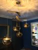Iris Chandelier | Chandeliers by lightexture. Item made of wood with brass works with boho & minimalism style