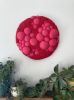 Bubble Haze - Pink | Tapestry in Wall Hangings by Sienna Martz. Item composed of wood and fabric in contemporary style