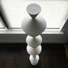 White Totem Sculpture | Ornament in Decorative Objects by Zuzana Licko. Item made of ceramic