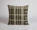 Bhujodi Wool Handloom Pillow, Cedar - 20 x 20 inch | Pillows by ARTISAGA PRIVATE LIMITED. Item made of cotton compatible with contemporary and modern style