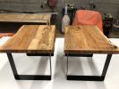 Pecan live edge end tables | Tables by Peach State Sawyer Services