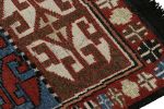 Rug & Kilim’s Antique Tribal rug in Red, Blue & Beige-Brown | Area Rug in Rugs by Rug and Kilim