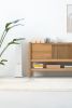 JAMM - Record player stand, made of solid oak wood | Sideboard in Storage by Mo Woodwork | Stalowa Wola in Stalowa Wola. Item composed of oak wood