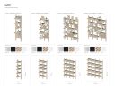 GATE modular shelves system Honey Stained | Shelving in Storage by SVITANOK by Artem Zakharchenko. Item made of wood & steel compatible with boho and minimalism style