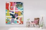 Following the Magic 74"x58" | Oil And Acrylic Painting in Paintings by Bibby Gignilliat. Item composed of canvas