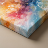 Celestial Fireworks - Colorful Abstract Canvas Artwork | Prints in Paintings by Alpenglow Workshop. Item composed of canvas in contemporary or modern style