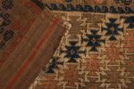 Hand-Knotted Antique Baluch Rug in Beige-Brown and Orange | Area Rug in Rugs by Rug and Kilim
