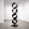 Interval | Public Sculptures by Nicholas Turner. Item composed of steel in minimalism or mid century modern style