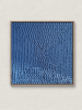3D Navy Blue Textured Wall Art - Sculptural Canvas Artwork | Oil And Acrylic Painting in Paintings by Berezart. Item made of canvas works with boho & minimalism style