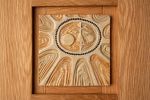 Sun Ceramic Wall Art | Wall Sculpture in Wall Hangings by Clare and Romy Studio. Item composed of ceramic in boho or mid century modern style