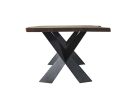 Live Edge Dining Table | Tables by Tinella Wood. Item composed of walnut & steel compatible with contemporary and art deco style