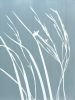 Gray Iris Triptych: Three 24 x 18" monotypes/ 24 x 54" | Etching in Paintings by Christine So. Item in boho or country & farmhouse style