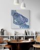 my love for you always come back to me | Wall Sculpture in Wall Hangings by Virginie SCHROEDER. Item made of canvas works with minimalism & contemporary style