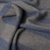 Pure YAK wool throw_grey navy | Linens & Bedding by olivier moravik