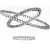 AM6123 CIRCLE 3 RINGS | Chandeliers by alanmizrahilighting | New York in New York. Item composed of steel and glass