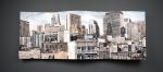 "City of Life" | Mixed Media by Heather Kocsis. Item composed of wood & synthetic