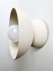 Echo Sconce / Flush Mount | Sconces by AND Ceramic Studio. Item composed of stoneware in mid century modern or contemporary style