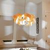 Gross-S [Small] - Scandinavian Chandelier | Chandeliers by Traum with Concentric Overlapping Veneers