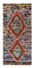 1950s Azilal Moroccan Runner rug with Polychromatic Patterns | Area Rug in Rugs by Rug and Kilim