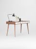KUUB -Walnut desk, dressing table, bureau mid century modern | Tables by Mo Woodwork. Item composed of walnut in minimalism or mid century modern style