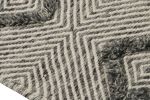 Rug & Kilim’s Contemporary Scatter Rug with White and Gray | Area Rug in Rugs by Rug and Kilim. Item made of wool