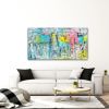 "Situations" | Oil And Acrylic Painting in Paintings by Shirly Maimom Art. Item composed of canvas & synthetic compatible with contemporary and art deco style