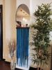 Mirror-Macrame and Stones | Decorative Objects by Magdyss Boutique. Item made of fabric with stone works with boho style