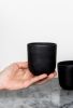 Black Matte Stoneware Coffee Tumbler | Cup in Drinkware by Creating Comfort Lab. Item made of stoneware